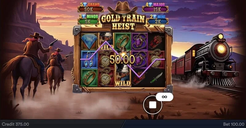 Gold Train Heist – väljamaksetabel ja müntide väärtus